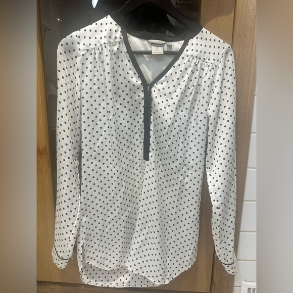 Tristan Polka Dot Blouse – Semi-Fitted XS - Picture 1 of 3